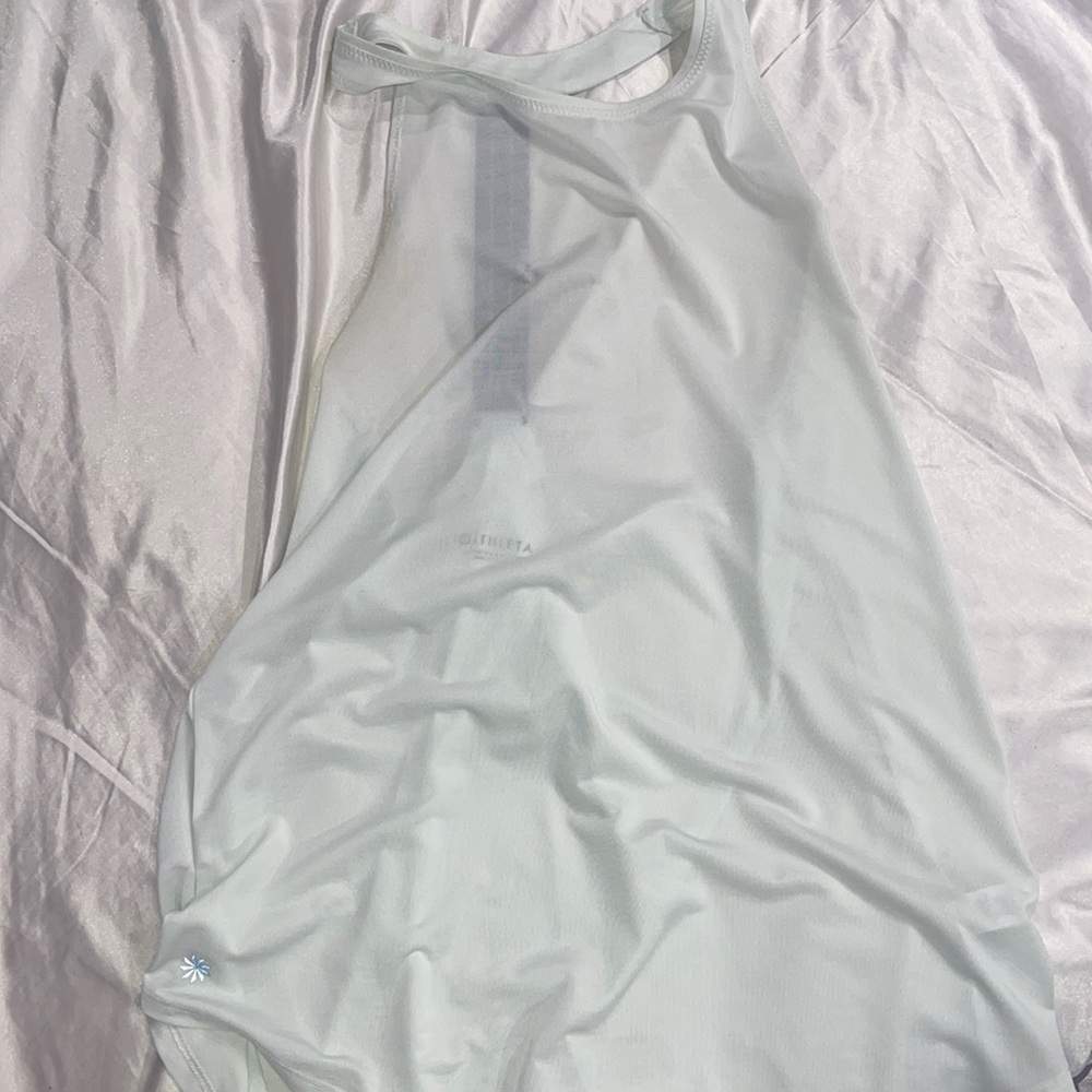 White Athleta Incline Racerback Tank - Picture 2 of 4